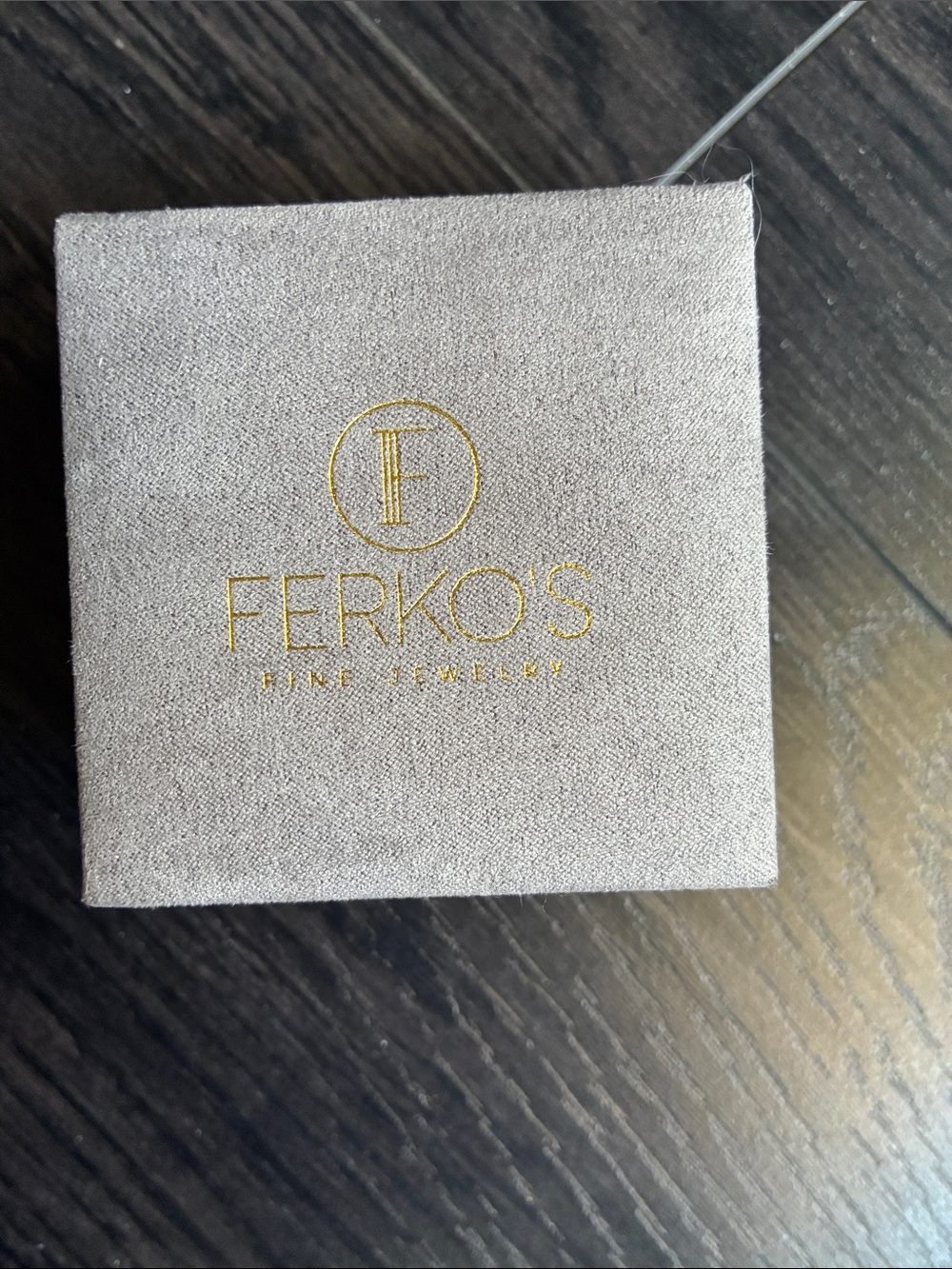 Ferko's Fine Jewelry Gray Jewelry Box - Elegant Jewelry Organizer
